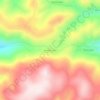 Mappa topografica Kazıkbeli Yaylası, altitudine, rilievo