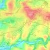 Mappa topografica Poulriou, altitudine, rilievo