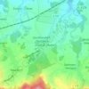 Mappa topografica Gaußig, altitudine, rilievo