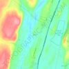 Mappa topografica Asbury, altitudine, rilievo