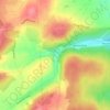 Mappa topografica Moulin de Ville, altitudine, rilievo