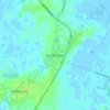 Mappa topografica Wimblington, altitudine, rilievo