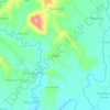 Mappa topografica Nagba, altitudine, rilievo