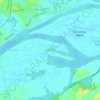Mappa topografica Trotters Island, altitudine, rilievo