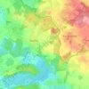 Mappa topografica Dweerbeek, altitudine, rilievo