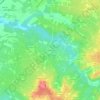 Mappa topografica Fontmurée, altitudine, rilievo