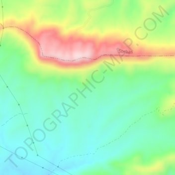 Mappa topografica Pelinche, altitudine, rilievo