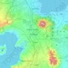 Mappa topografica Tanauan, altitudine, rilievo