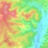 Mappa topografica Soulage, altitudine, rilievo