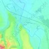 Mappa topografica Jeanne Petite, altitudine, rilievo