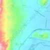Mappa topografica Masoc, altitudine, rilievo