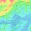 Mappa topografica Ermington Bay, altitudine, rilievo