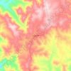 Mappa topografica Flagstaff, altitudine, rilievo