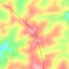 Mappa topografica Santa Cruz, altitudine, rilievo