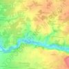 Mappa topografica La Garnière, altitudine, rilievo