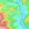 Mappa topografica Fleisbach, altitudine, rilievo