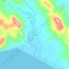 Mappa topografica Caranan, altitudine, rilievo