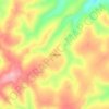 Mappa topografica São Miguel, altitudine, rilievo