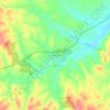 Mappa topografica Amoreiras-Gare, altitudine, rilievo