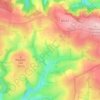 Mappa topografica Withiel Florey, altitudine, rilievo
