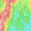 Mappa topografica Sagy-le-Bas, altitudine, rilievo