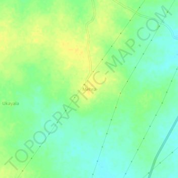 Mappa topografica Mehra, altitudine, rilievo