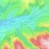 Mappa topografica La Pouratte, altitudine, rilievo