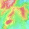 Mappa topografica Charezy, altitudine, rilievo