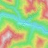 Mappa topografica Keojoring, altitudine, rilievo