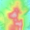 Mappa topografica Fellbarrow, altitudine, rilievo