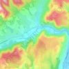 Mappa topografica Valens, altitudine, rilievo