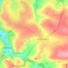 Mappa topografica Rosehill, altitudine, rilievo