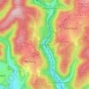 Mappa topografica Hüttengrund, altitudine, rilievo