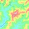 Mappa topografica Celle sul Rigo, altitudine, rilievo