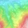 Mappa topografica Les Chaulières, altitudine, rilievo