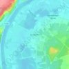 Mappa topografica Anneville, altitudine, rilievo