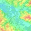 Mappa topografica Sables, altitudine, rilievo