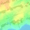 Mappa topografica South Cayuga, altitudine, rilievo