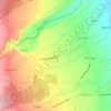 Mappa topografica Ecal, altitudine, rilievo