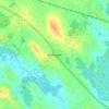 Mappa topografica Rathowen, altitudine, rilievo