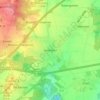 Mappa topografica Nenndorf, altitudine, rilievo