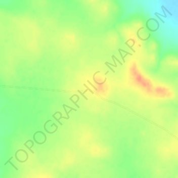 Mappa topografica Linden, altitudine, rilievo
