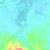 Mappa topografica Pinagwarasan, altitudine, rilievo