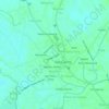 Mappa topografica Lucban, altitudine, rilievo