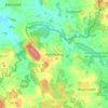 Mappa topografica Höhenberg, altitudine, rilievo