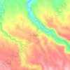 Mappa topografica Colawingon, altitudine, rilievo