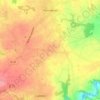 Mappa topografica Kerizout, altitudine, rilievo
