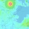Mappa topografica Legazpi, altitudine, rilievo