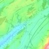 Mappa topografica Grattavache, altitudine, rilievo
