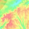 Mappa topografica Santos, altitudine, rilievo